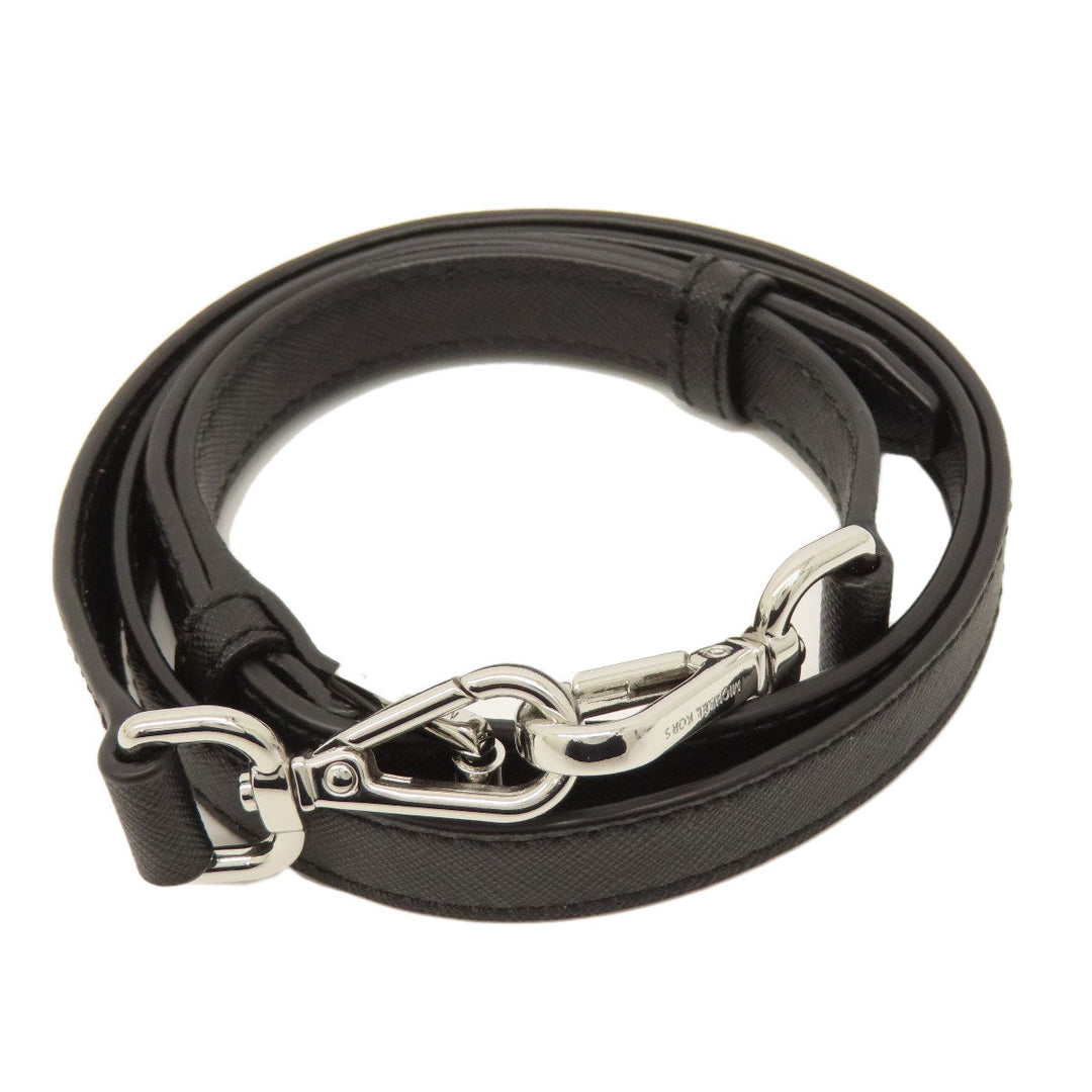 MICHAEL KORS Handbag leather black 2WAY Women Used Authentic