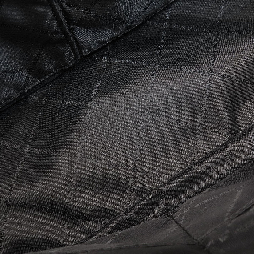 MICHAEL KORS Handbag leather black 2WAY Women Used Authentic