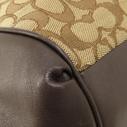 COACH Tote Bag F57612 canvas Brown Signature