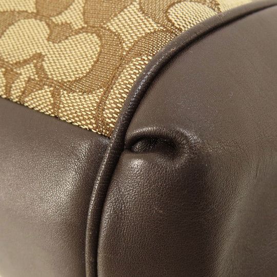 COACH Tote Bag F57612 canvas Brown Signature