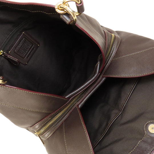 COACH Tote Bag F57612 canvas Brown Signature