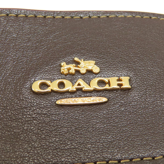 COACH Tote Bag F57612 canvas Brown Signature