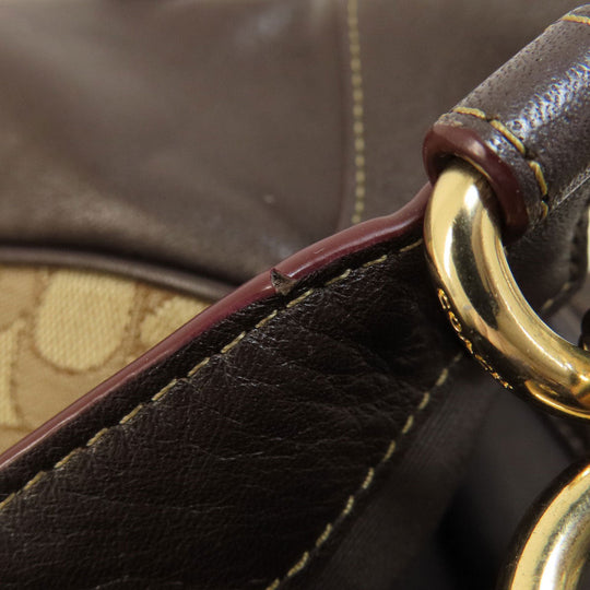 COACH Tote Bag F57612 canvas Brown Signature