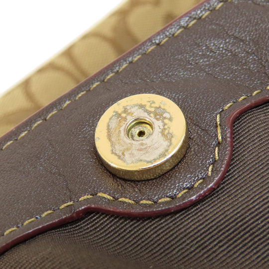 COACH Tote Bag F57612 canvas Brown Signature