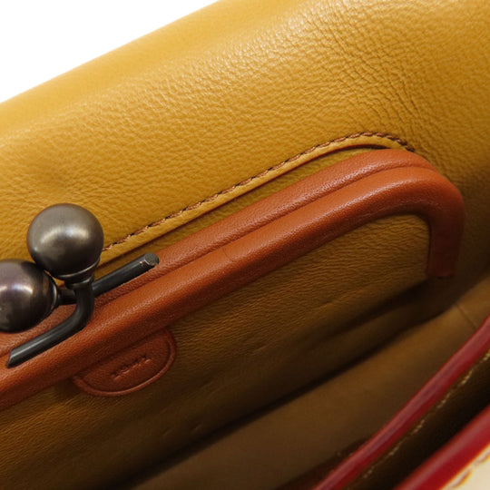 COACH Shoulder Bag 55149 leather white dinky crossbody