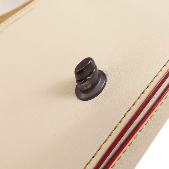 COACH Shoulder Bag 55149 leather white dinky crossbody