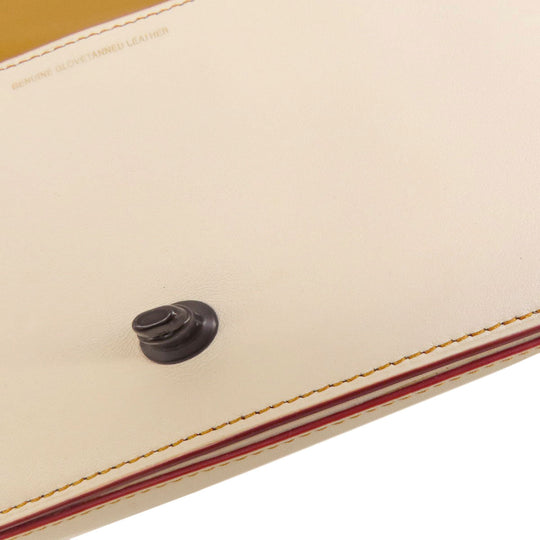 COACH Shoulder Bag 55149 leather white dinky crossbody