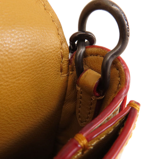 COACH Shoulder Bag 55149 leather white dinky crossbody