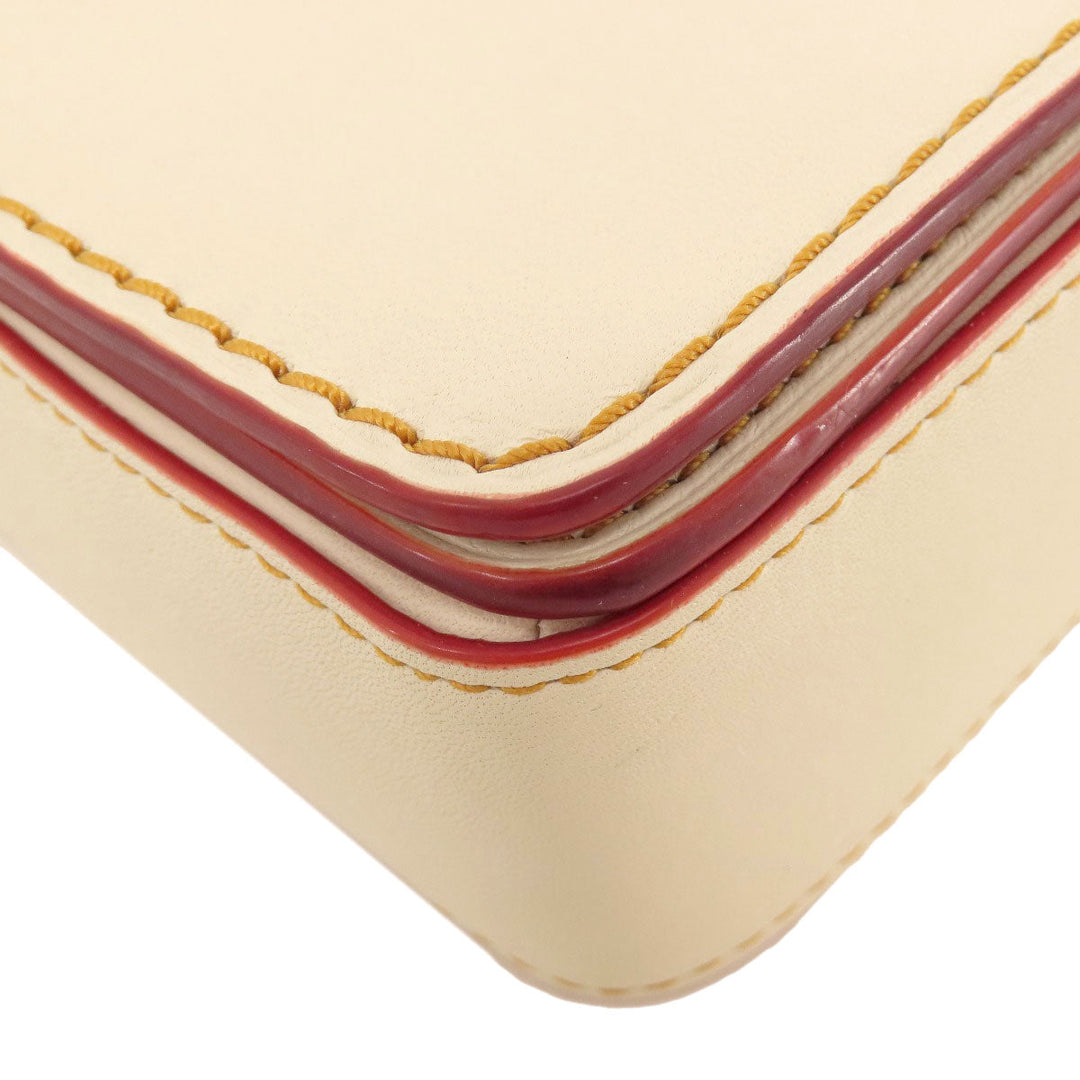 COACH Shoulder Bag 55149 leather white dinky crossbody