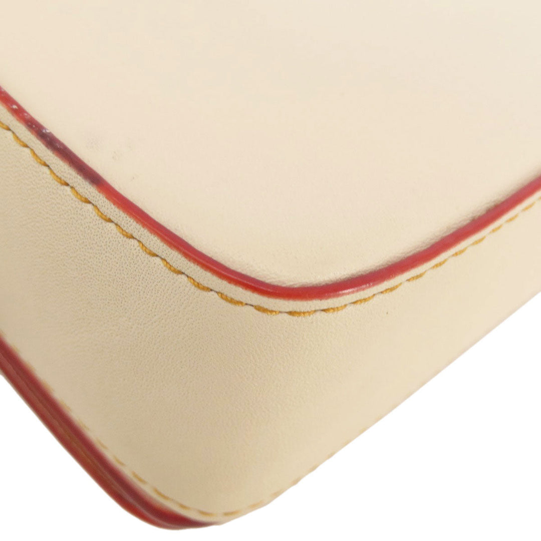 COACH Shoulder Bag 55149 leather white dinky crossbody