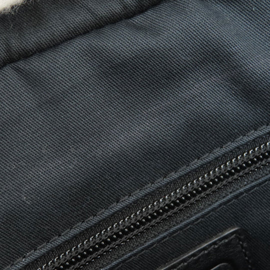 COACH Tote Bag 26261 leather black Simple design 2WAY Women Used Authentic