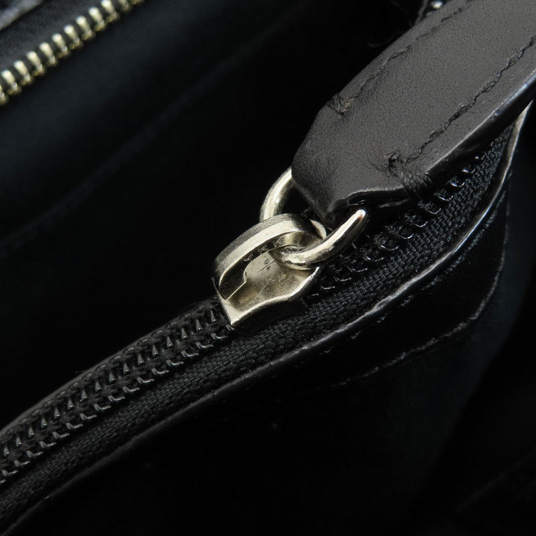 COACH Tote Bag 26261 leather black Simple design 2WAY Women Used Authentic