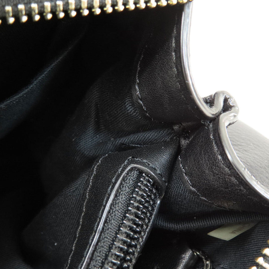 COACH Tote Bag 26261 leather black Simple design 2WAY Women Used Authentic