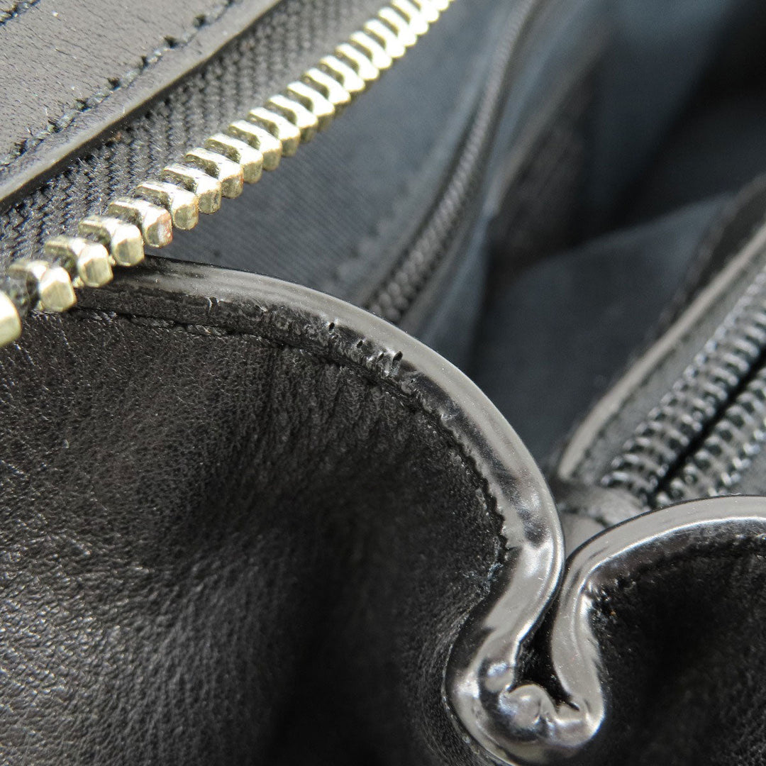 COACH Tote Bag 26261 leather black Simple design 2WAY Women Used Authentic