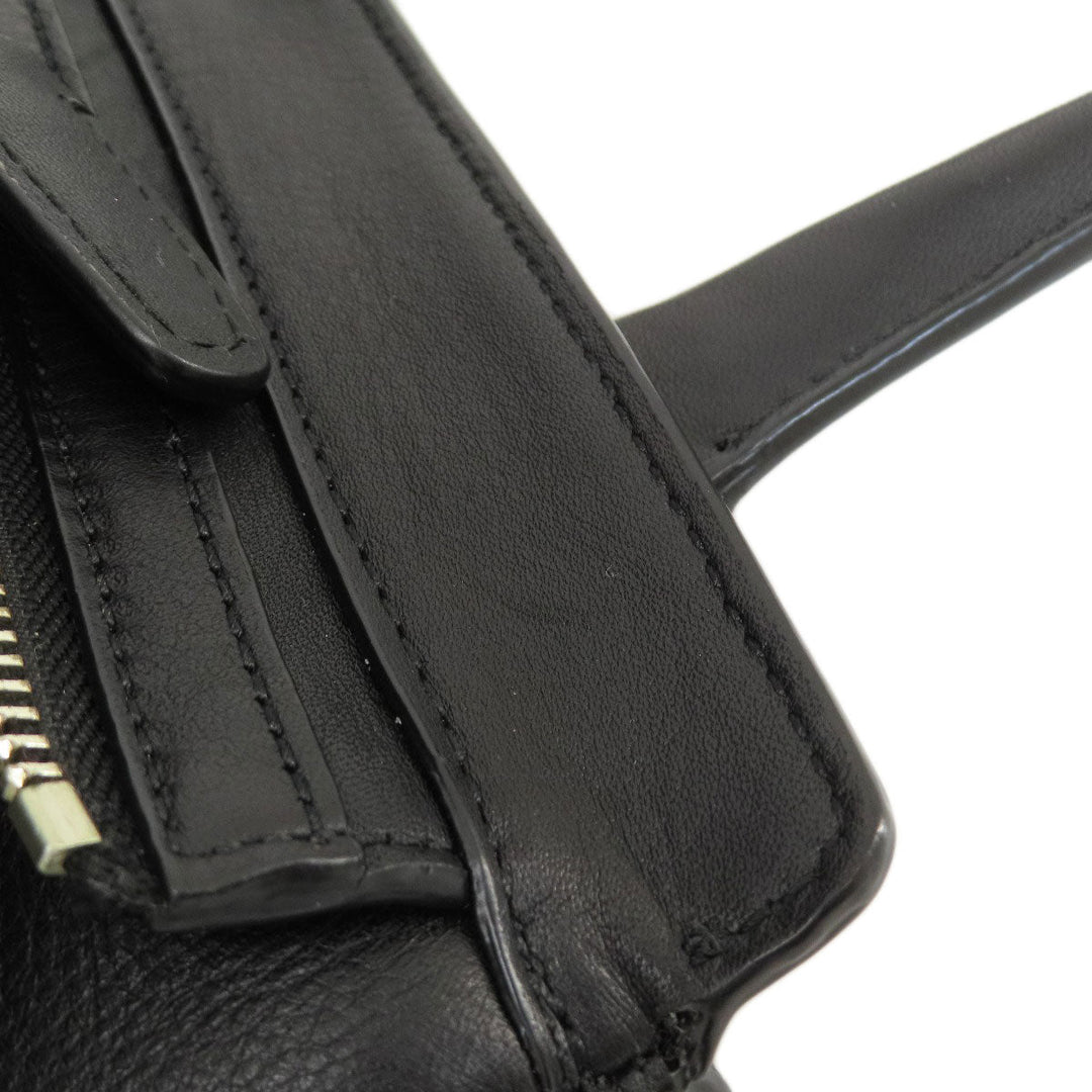 COACH Tote Bag 26261 leather black Simple design 2WAY Women Used Authentic