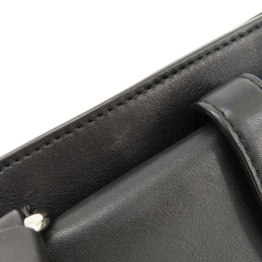 COACH Tote Bag 26261 leather black Simple design 2WAY Women Used Authentic