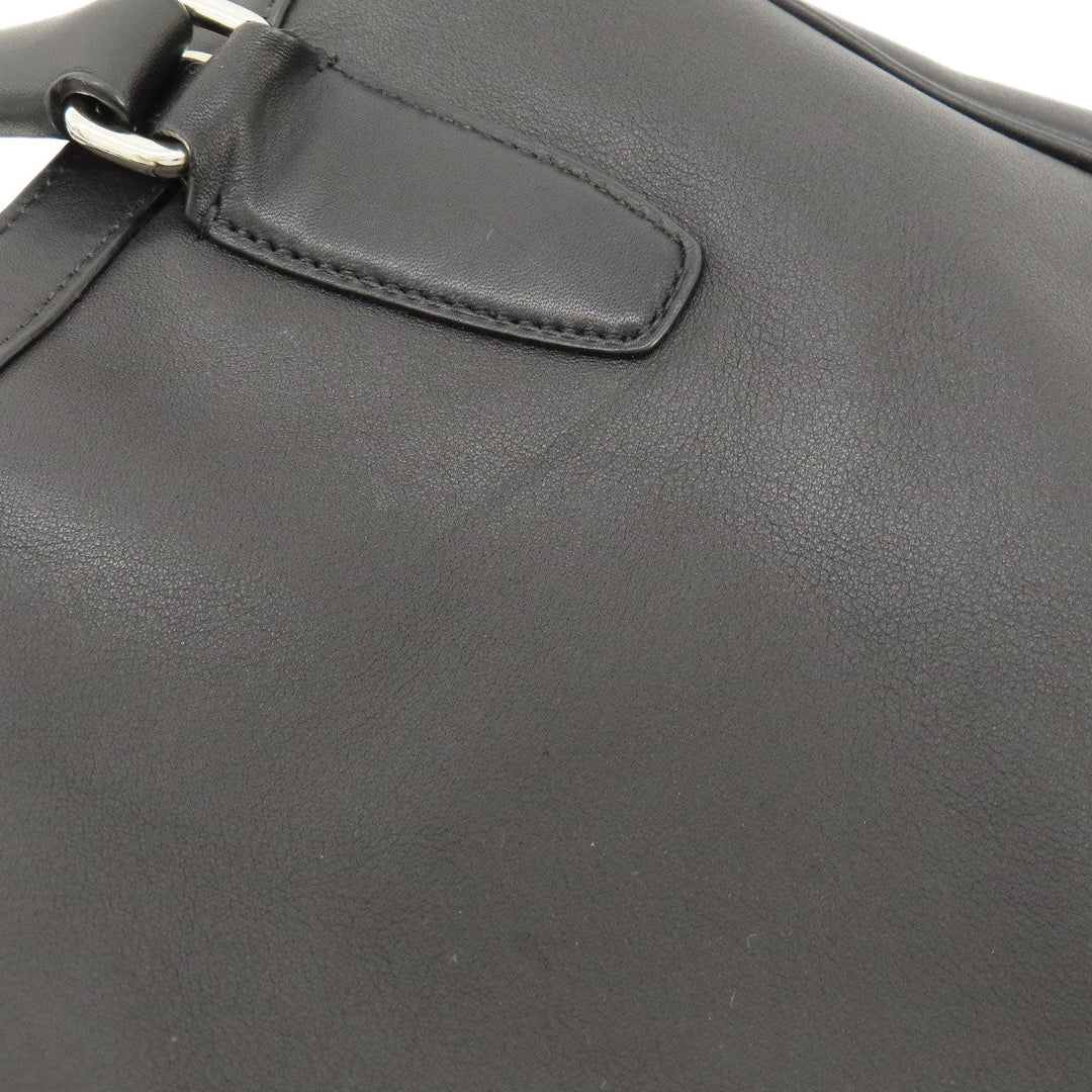 COACH Tote Bag 26261 leather black Simple design 2WAY Women Used Authentic