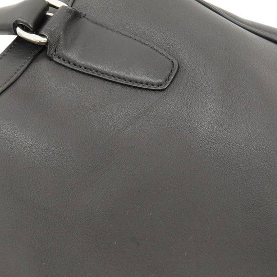 COACH Tote Bag 26261 leather black Simple design 2WAY Women Used Authentic