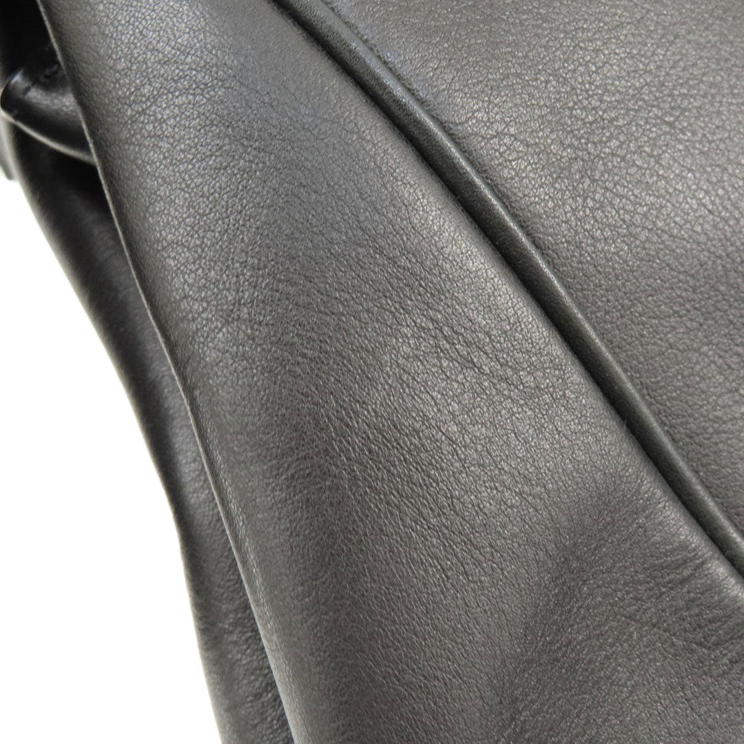 COACH Tote Bag 26261 leather black Simple design 2WAY Women Used Authentic