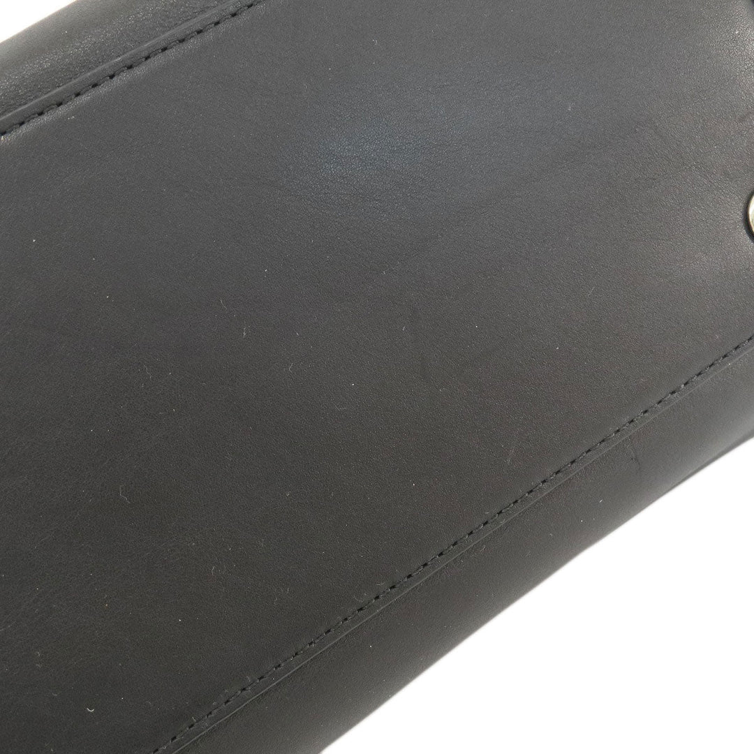 COACH Tote Bag 26261 leather black Simple design 2WAY Women Used Authentic