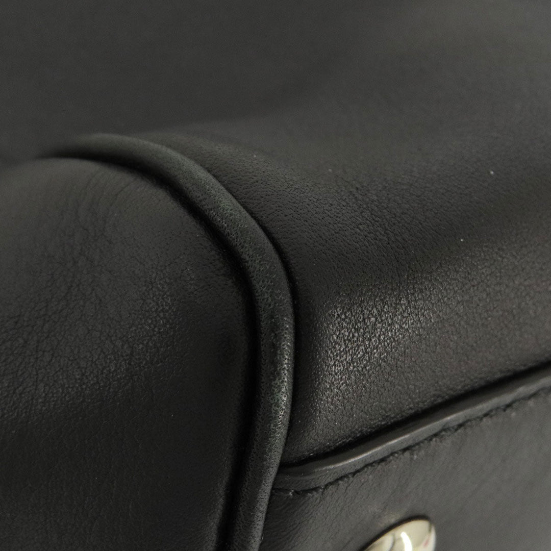 COACH Tote Bag 26261 leather black Simple design 2WAY Women Used Authentic