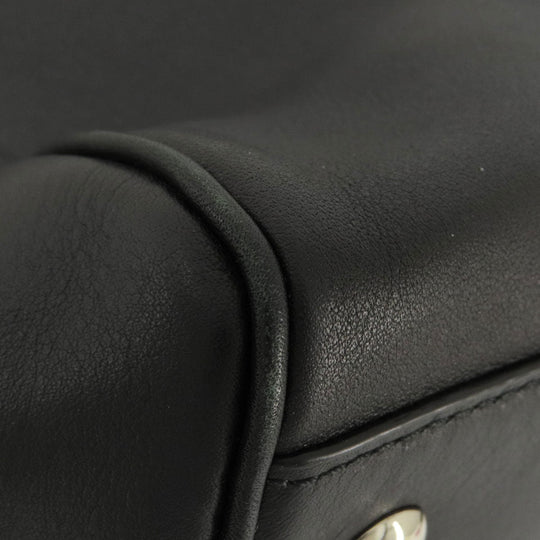 COACH Tote Bag 26261 leather black Simple design 2WAY Women Used Authentic