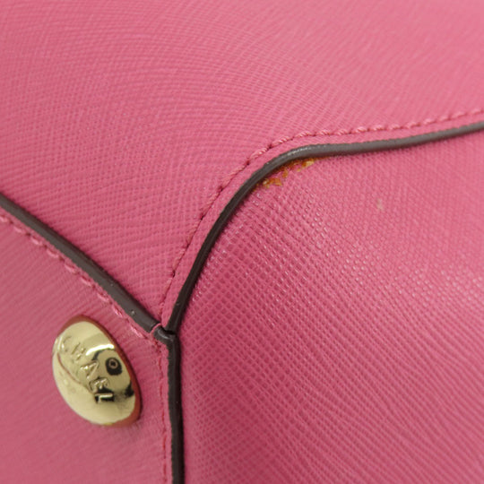 MICHAEL KORS Handbag PVC pink 2WAY Women Used Authentic