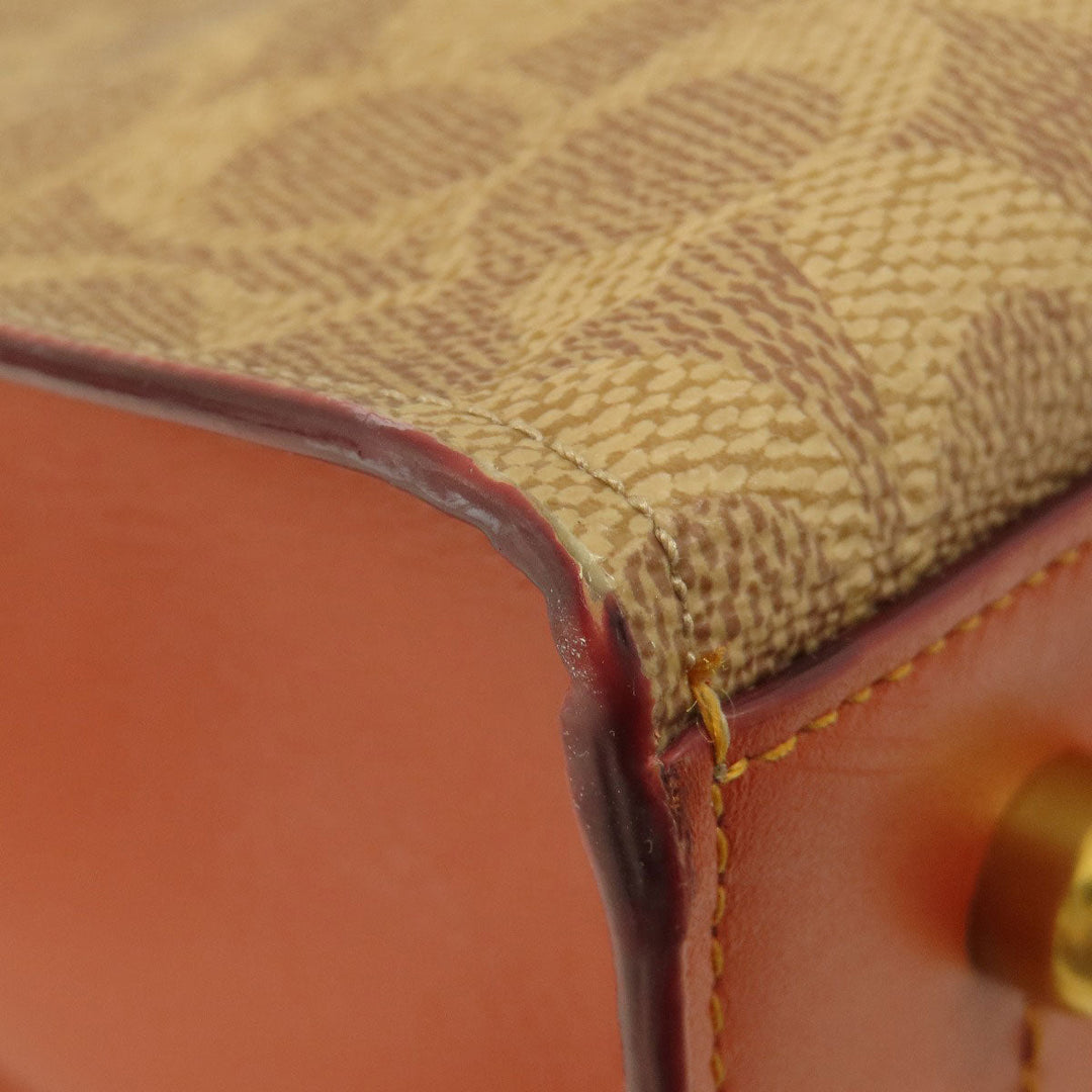 COACH Tote Bag 31210 PVC Brown Signature 2WAY