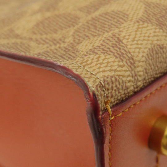 COACH Tote Bag 31210 PVC Brown Signature 2WAY