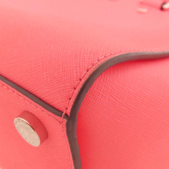 MICHAEL KORS Handbag leather pink 2WAY Women Used Authentic