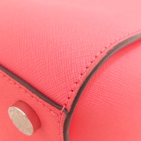 MICHAEL KORS Handbag leather pink 2WAY Women Used Authentic