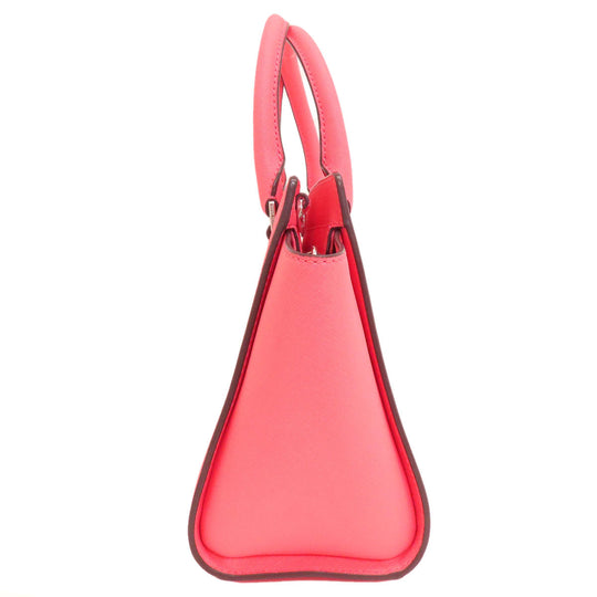 MICHAEL KORS Handbag leather pink 2WAY Women Used Authentic