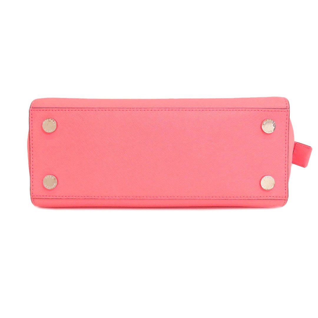 MICHAEL KORS Handbag leather pink 2WAY Women Used Authentic