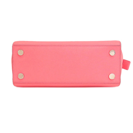 MICHAEL KORS Handbag leather pink 2WAY Women Used Authentic