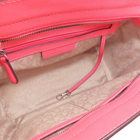 MICHAEL KORS Handbag leather pink 2WAY Women Used Authentic