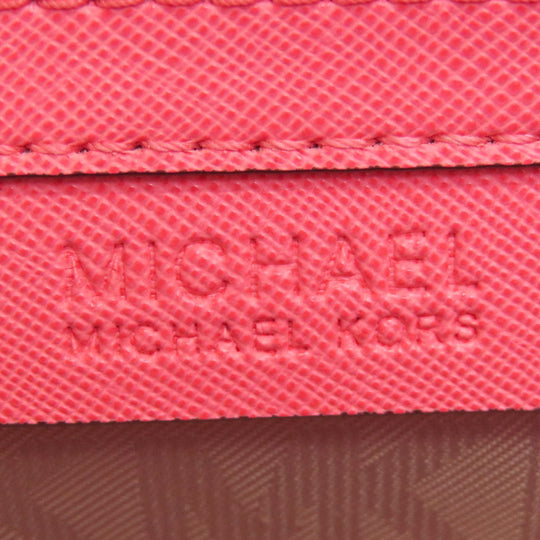 MICHAEL KORS Handbag leather pink 2WAY Women Used Authentic