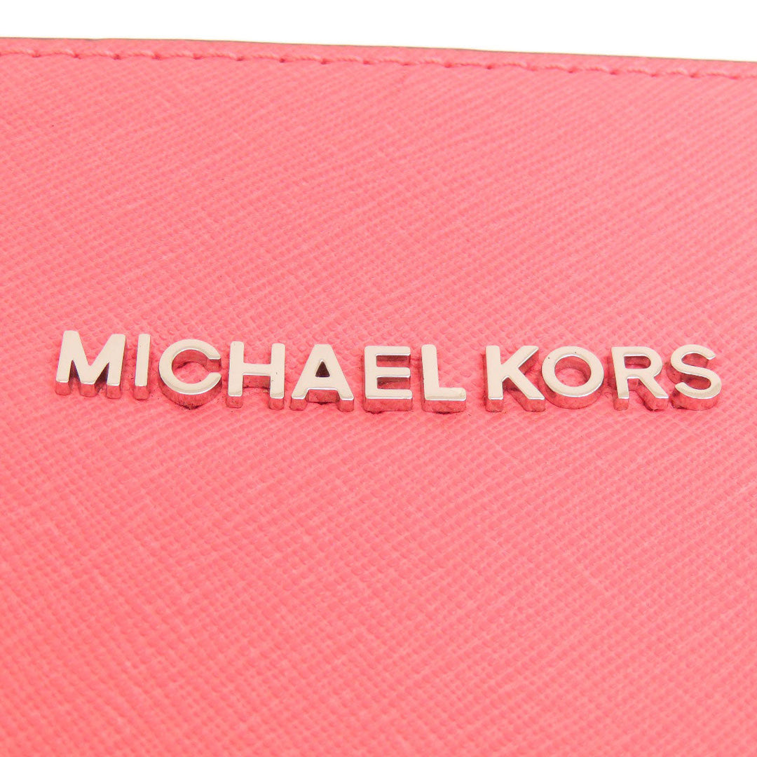 MICHAEL KORS Handbag leather pink 2WAY Women Used Authentic