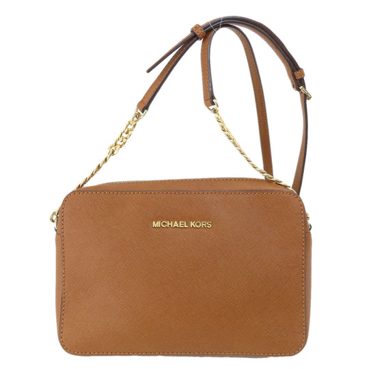 MICHAEL KORS Shoulder Bag PVC Brown logo Long Shoulder