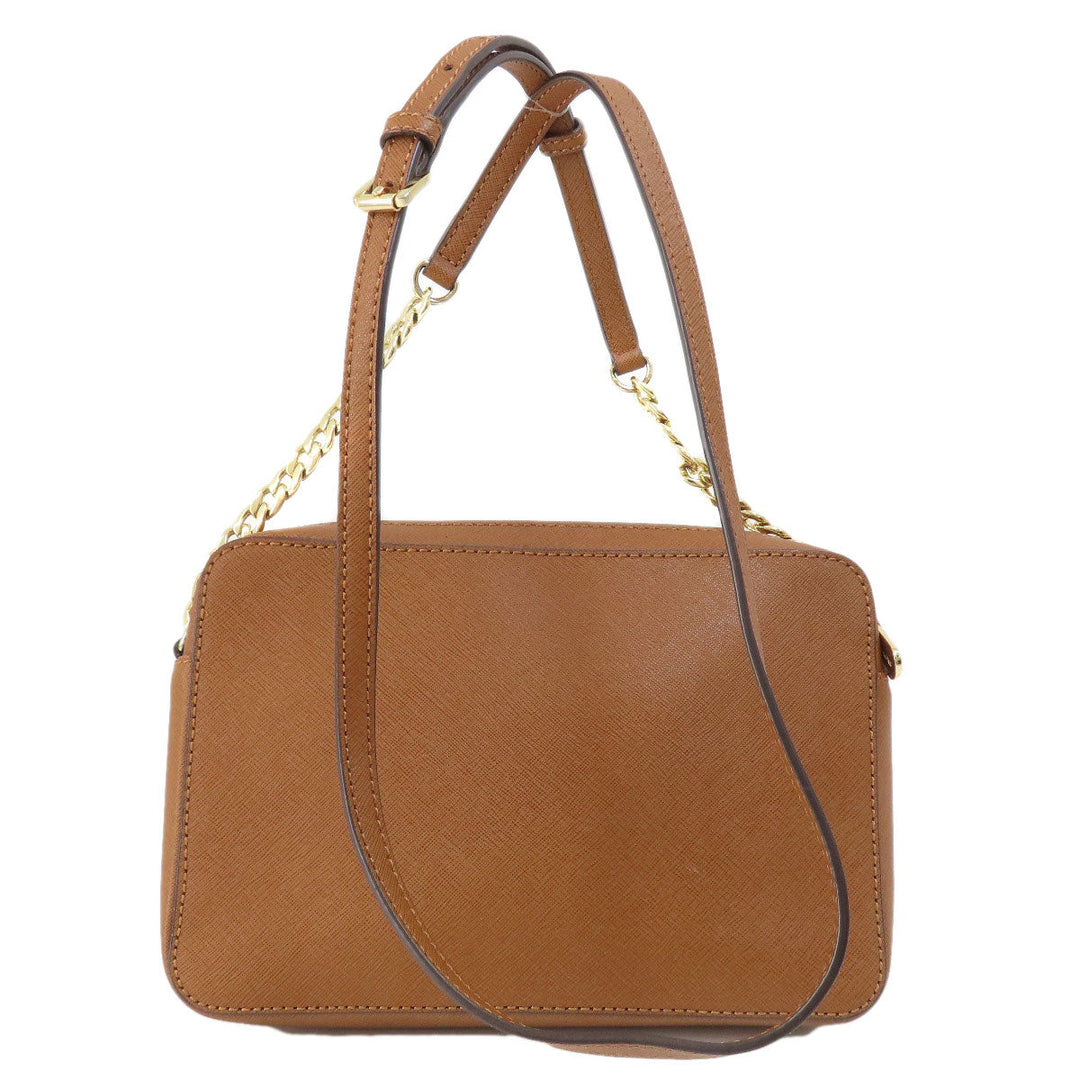 MICHAEL KORS Shoulder Bag PVC Brown logo Long Shoulder