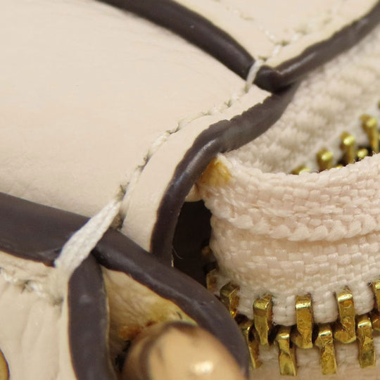 COACH Shoulder Bag F31399 leather white one belt 2WAY