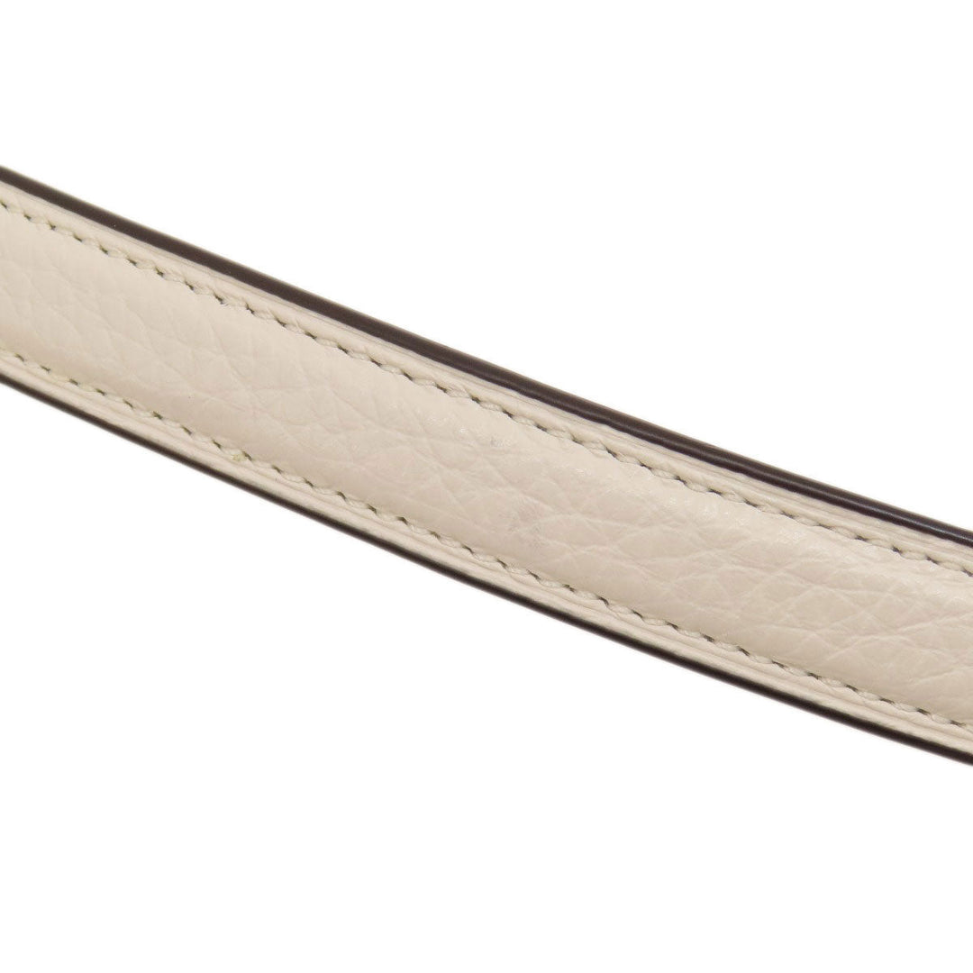 COACH Shoulder Bag F31399 leather white one belt 2WAY