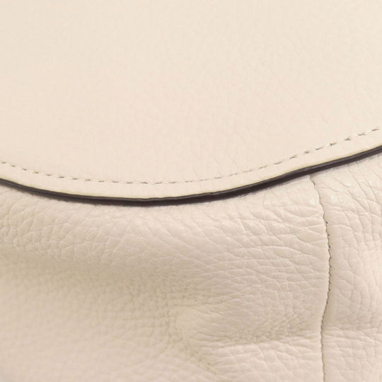 COACH Shoulder Bag F31399 leather white one belt 2WAY