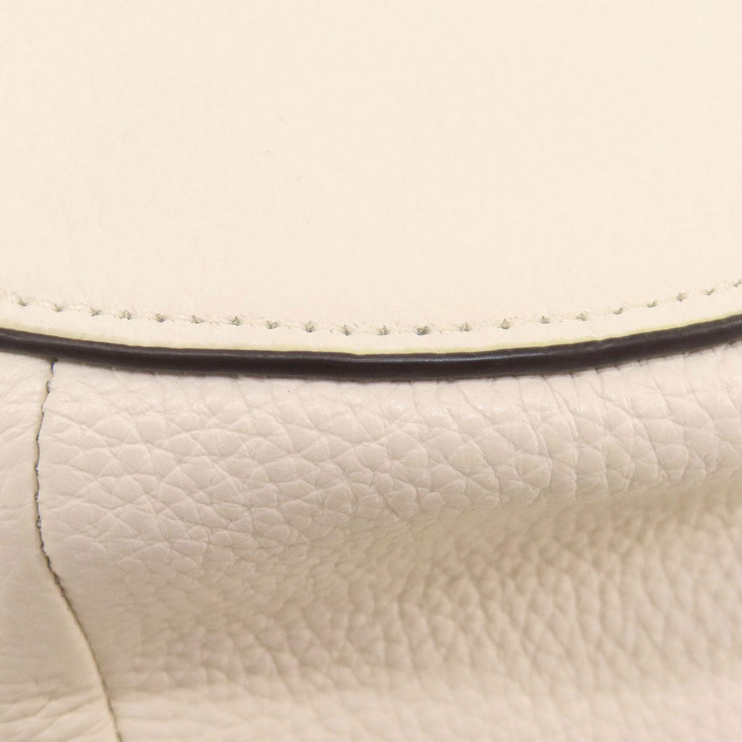 COACH Shoulder Bag F31399 leather white one belt 2WAY