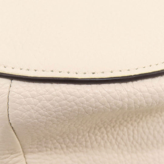 COACH Shoulder Bag F31399 leather white one belt 2WAY