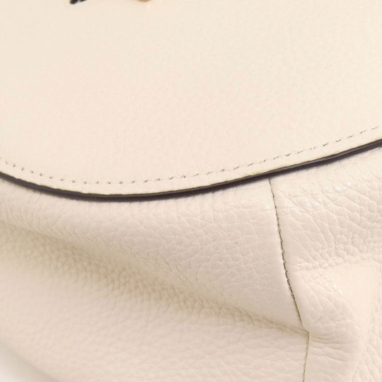 COACH Shoulder Bag F31399 leather white one belt 2WAY