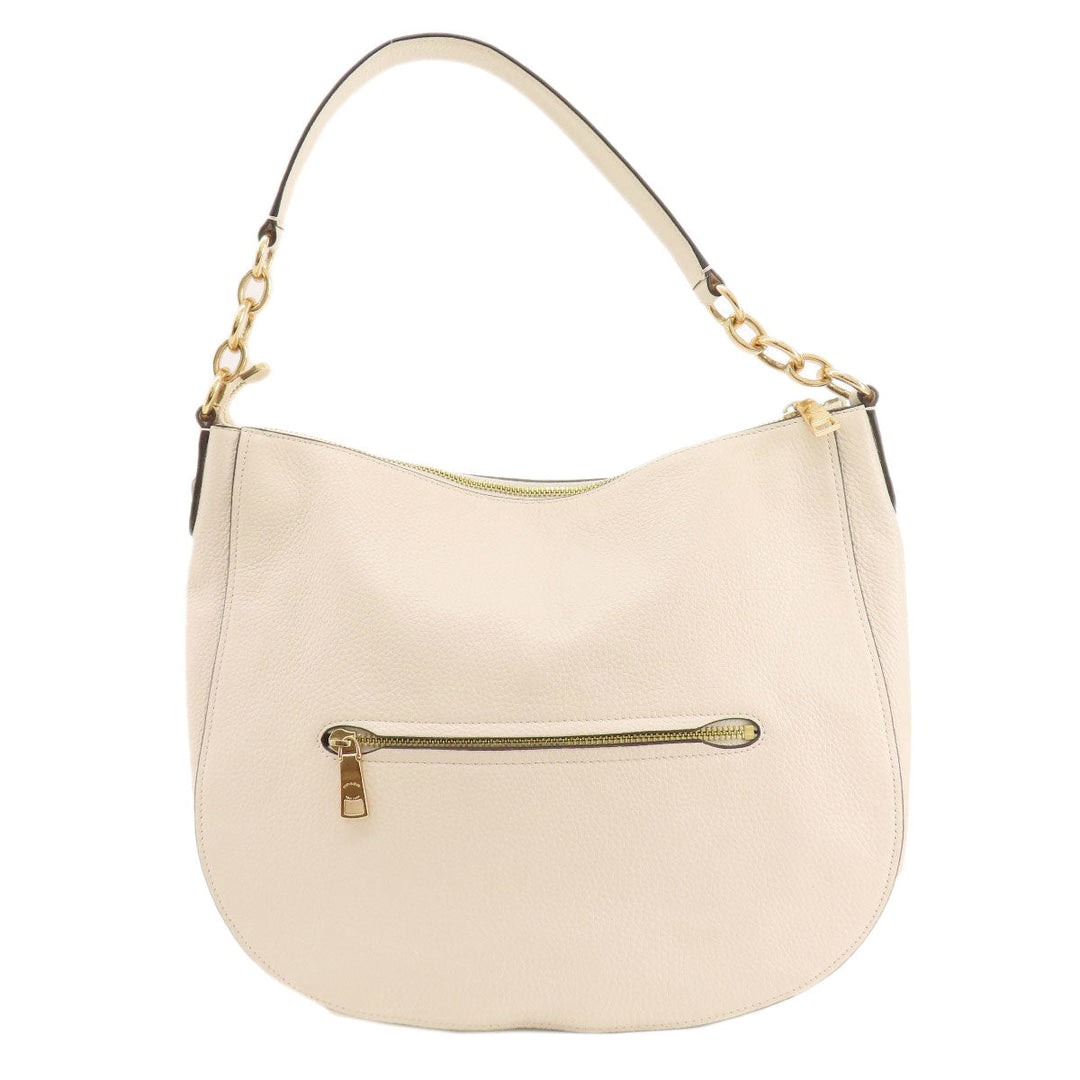 COACH Shoulder Bag F31399 leather white one belt 2WAY