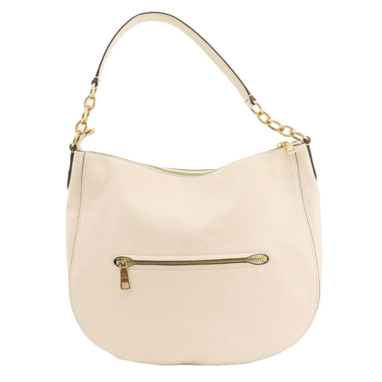 COACH Shoulder Bag F31399 leather white one belt 2WAY