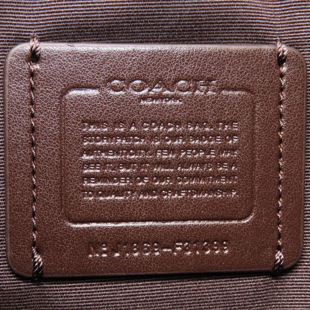 COACH Shoulder Bag F31399 leather white one belt 2WAY