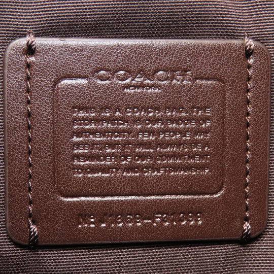 COACH Shoulder Bag F31399 leather white one belt 2WAY