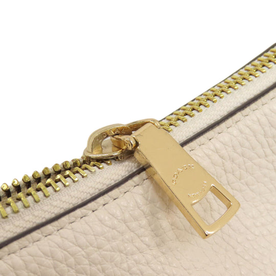 COACH Shoulder Bag F31399 leather white one belt 2WAY